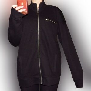 AE High Fashion Men’s Suede blac Zipper jacket